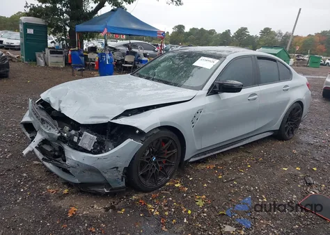 2022 BMW M3 Competition xDrive из США, поврежденный, VIN WBS43AY06NFL85337